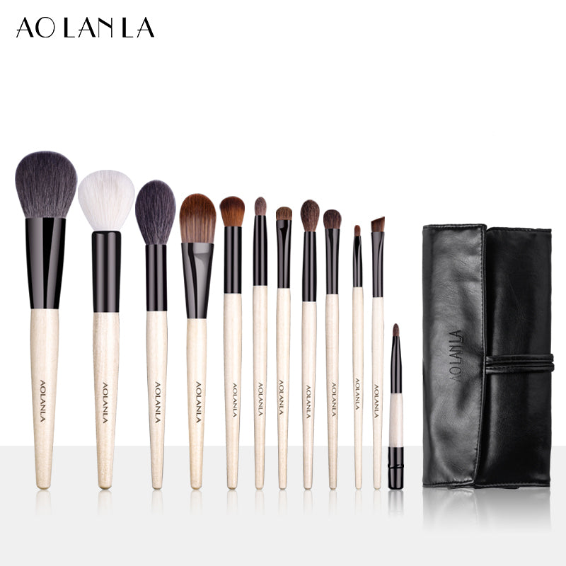 AOLANLA 12 pieces makeup brush sets best choice for your gift