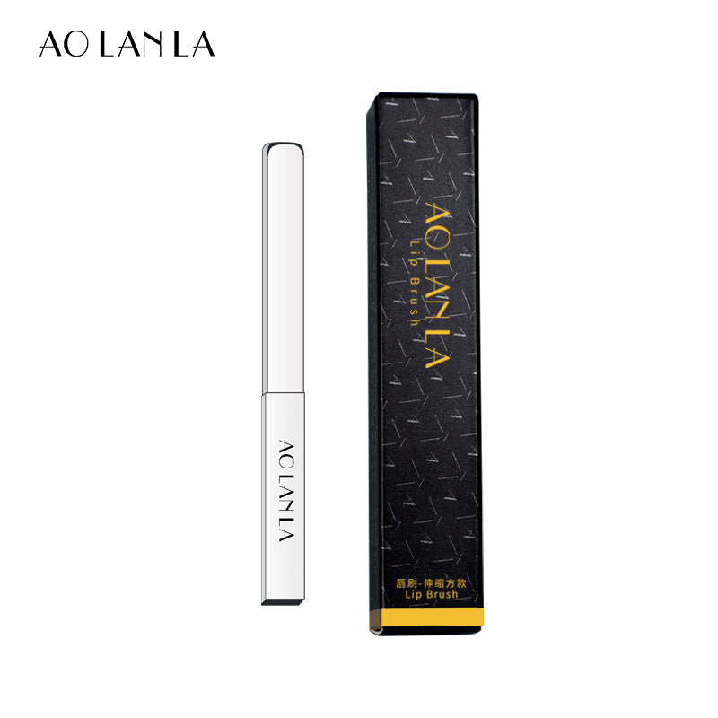 AOLANLA American Lip Refresh Retractable Portable Lip Brush Natural mink concealer makeup brush