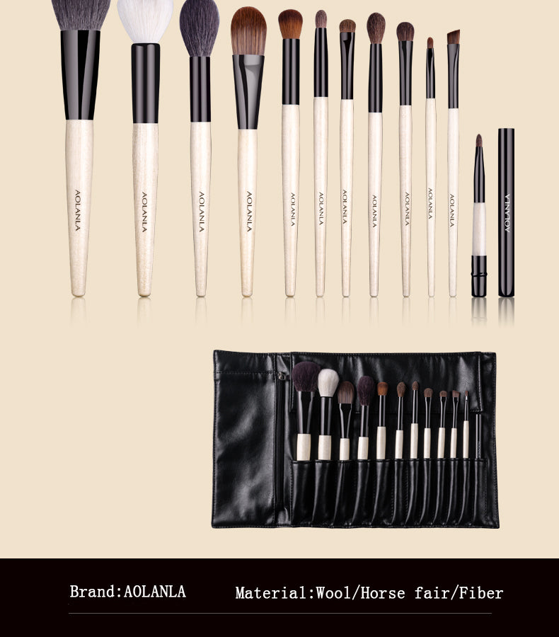 AOLANLA 12 pieces makeup brush sets best choice for your gift