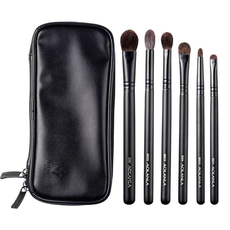 AOLANLA-ZHUMO  Eyeshadow Brush Animal Hair Eye Dye Brush Focus On Sensitive Skin Portable Beauty Tool B021 Single Pack